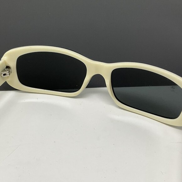 Ralph Lauren Sunglasses RL 8015 5044/87 Black Ivory FRAME Only Scratched Lenses main image 4